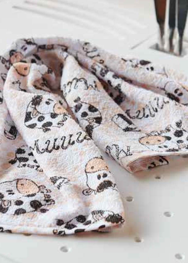 Pano de Copa Felpa Estampado
